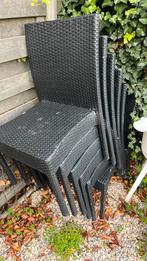 8 tuinstoelen - versleten maar bruikbaar - GRATIS, Tuin en Terras, Ophalen, Gebruikt, Aluminium
