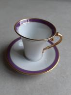 Tasse à moka vintage, avec soucoupe  Hutschenreuther Bavaria, Antiek en Kunst, Antiek | Porselein, Ophalen of Verzenden