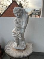 vintage tuinbeeld putti, Enlèvement, Utilisé, Autres matériaux, Ange