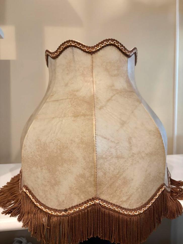 Vintage grote lampenkap varkensblaas, Huis en Inrichting, Lampen | Lampenkappen, Zo goed als nieuw, Ophalen