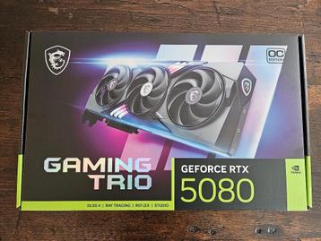MSI GeForce RTX 5080 Gaming Trio beschikbaar voor biedingen