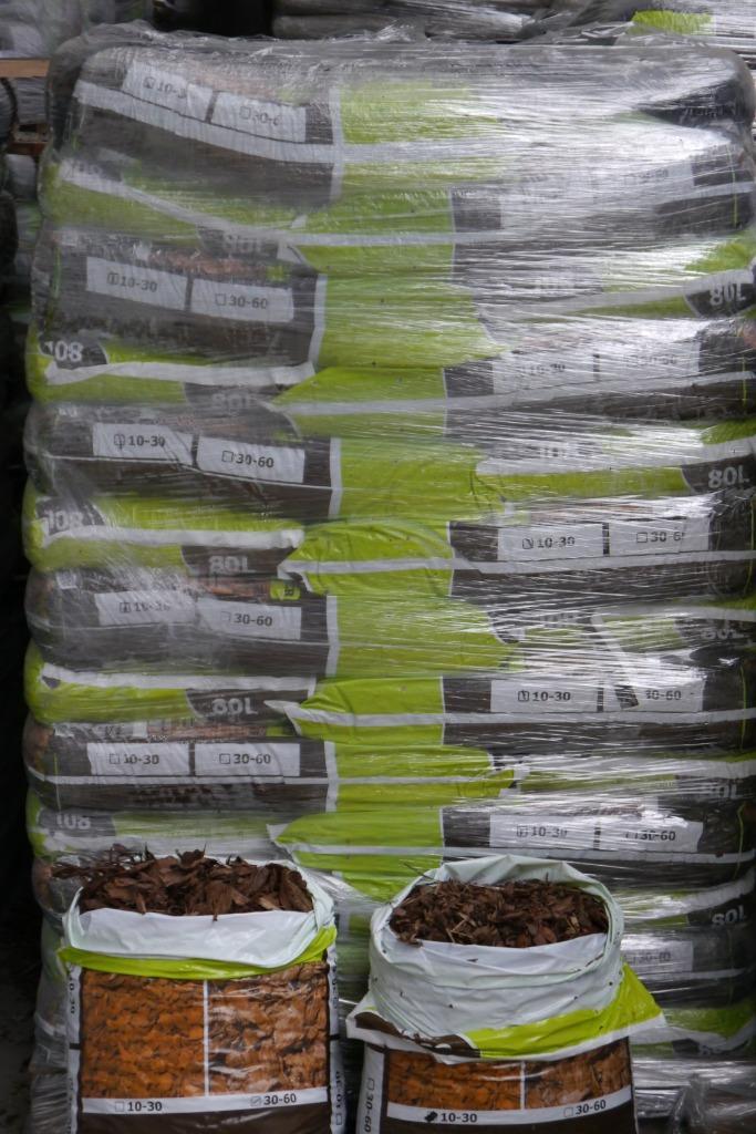 Boomschors (sierschors) / 7,99 €/ZAK 80l LEVERING INCLUSIEF, Tuin en Terras, Aarde en Mest, Boomschors, Verzenden