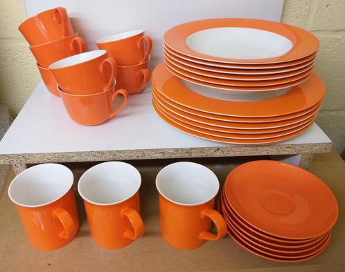 Service "Wonderful World" orange, Villeroy et Boch, Antiek en Kunst, Antiek | Servies los, Ophalen