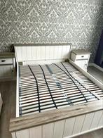 Landelijke tweepersoonsbed 160x200, Ophalen, Zo goed als nieuw