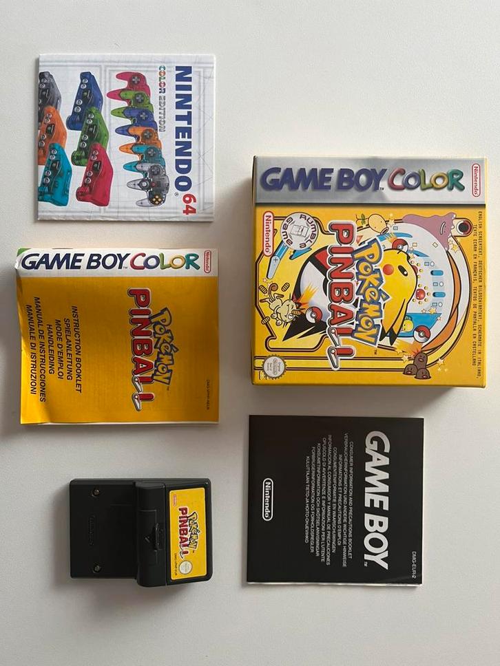 Pokémon Pinball (Game Boy Color) – Compleet in Topstaat!, Games en Spelcomputers, Games | Nintendo Game Boy, Zo goed als nieuw