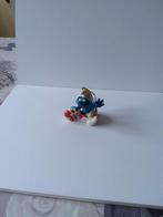 Kerstsmurf met snoepgoed, Ophalen of Verzenden, Gebruikt, Poppetje, Figuurtje of Knuffel