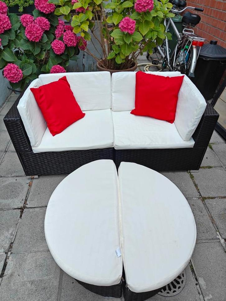 Loungeset kinderen, Tuin en Terras, Tuinsets en Loungesets, Zo goed als nieuw, Loungeset, Wicker, Ophalen