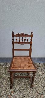 2 antieke eiken eettafel stoelen, Ophalen
