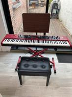 NORD STAGE 3 NIEUWSTAAT INC. Stoel/Statief/Partituurhouder, Musique & Instruments, Claviers, Autres marques, 88 touches, Connexion MIDI
