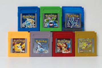 Pokémon Crystal,Green,Red,Blue,Yellow,Gold,Silver GBC
