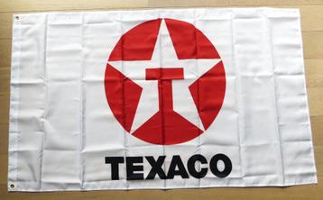 Drapeau publicitaire TEXACO - 150 x 90 cm - En parfait état!, Enlèvement ou Envoi, Neuf, Panneau publicitaire