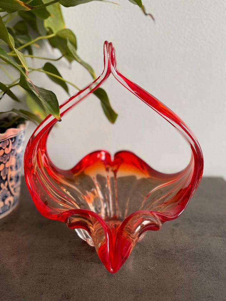 Braine-le-Comte Sommerso glazen schaal, Antiek en Kunst, Antiek | Glaswerk en Kristal, Ophalen