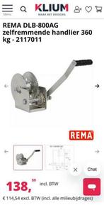 Rema handlier met 10 meter kabel 360/550 kg, Ophalen of Verzenden, Nieuw