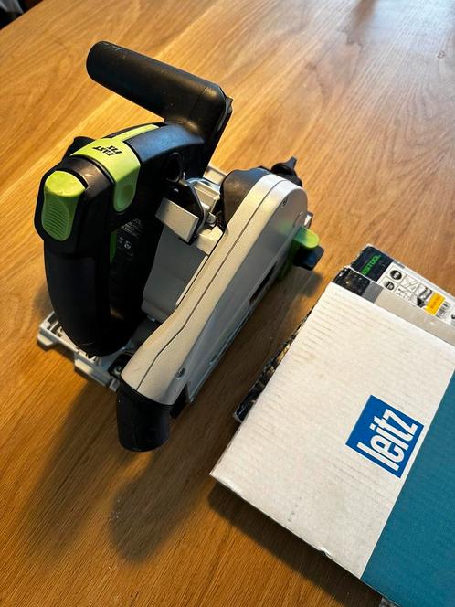 FESTOOL TS 55 EBQ-PLUS INVALCIRKELZAAG, Doe-het-zelf en Bouw, Gereedschap | Zaagmachines, Gebruikt, Ophalen