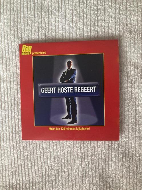 Geert Hoste Regeert DVD eindejaarsconference 2008, Cd's en Dvd's, Dvd's | Cabaret en Sketches, Zo goed als nieuw, Stand-up of Theatershow