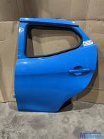 TOYOTA AYGO B40 blauw 8W9 Links achter deur portier 2014+, Porte, Utilisé, Enlèvement ou Envoi, Toyota