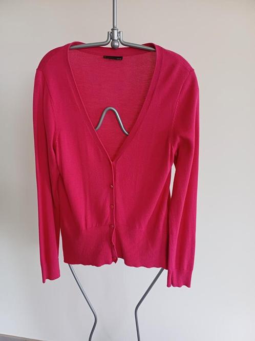 Damesgilet fuchsia, Kleding | Dames, Truien en Vesten, Gedragen, Maat 42/44 (L), Roze, Ophalen of Verzenden