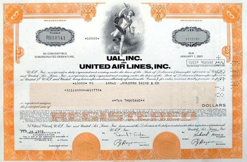 UAL and United Air Lines, Inc. 1978, Verzamelen, Luchtvaart en Vliegtuigspotten, Gebruikt, Overige typen, Ophalen of Verzenden