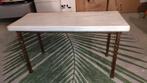 Salontafel met smeedijzeren onderstel., Huis en Inrichting, Ophalen, Zo goed als nieuw