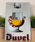 Metalen reclamebord Duvel, Ophalen of Verzenden, Nieuw, Reclamebord, Plaat of Schild, Duvel