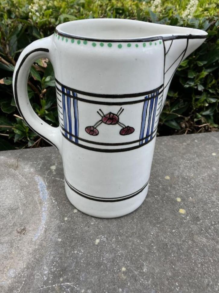 ART DECO LAMPET KAN. Zeer goed staat, Antiek en Kunst, Antiek | Keramiek en Aardewerk, Ophalen of Verzenden