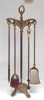 Haardset Art Nouveau in de stijl van Guimard., Antiek en Kunst, Ophalen of Verzenden