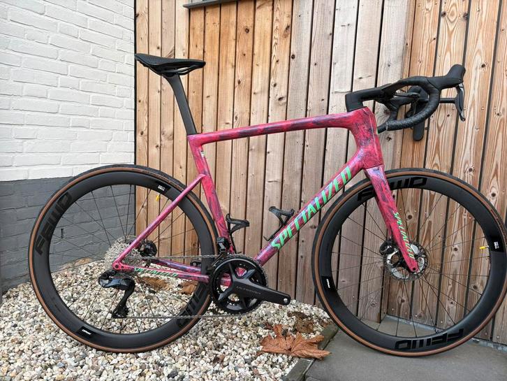Specialized Tarmac Sl8 maat 61 Shimano Ultegra Di2 12s FFWD, Fietsen en Brommers, Fietsen | Racefietsen, Zo goed als nieuw, Heren