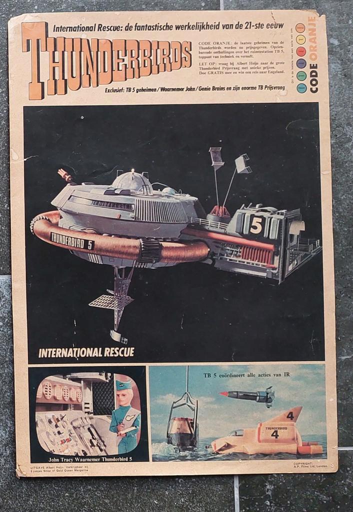 Thunderbirds Special Albert Heijn 1966, Verzamelen, Speelgoed, Nieuw, Ophalen of Verzenden