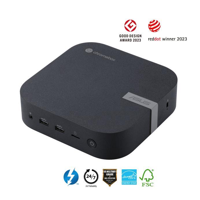 ASUS Chromebox 5, 12th Generation Intel, Wifi 6E, 4 schermen, Informatique & Logiciels, Chromebooks, Utilisé, 16 GB, 256 GB ou plus