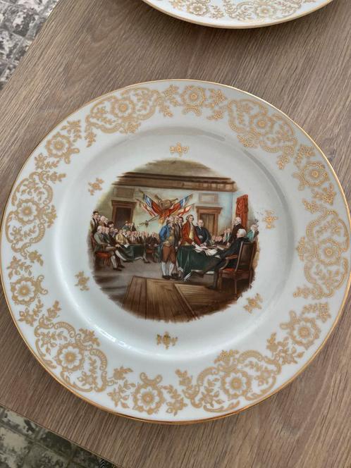 Sierbord Amerikaanse Onafhankelijkheidsverklaring, 1819, Antiek en Kunst, Antiek | Porselein, Ophalen of Verzenden