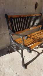 gietijzeren tuinbank, Tuin en Terras, Ophalen, Nieuw, Hout