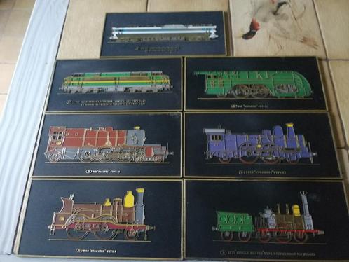 plaque trains SNCB Franck Down ltd Leicester, Verzamelen, Spoorwegen en Tram, Gebruikt, Trein, Ophalen of Verzenden