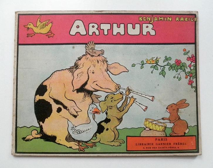 Benjamin Rabier - Arthur EO mars 1934 - Lib. Garnier Frères, Boeken, Sprookjes en Fabels, Gelezen, Ophalen