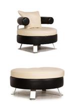 Fauteuil en voetenbank Formenti, by Mario Spinelli., Huis en Inrichting, Ophalen, Zo goed als nieuw, Metaal, Design