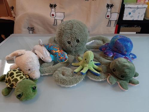 Zeedieren knuffels, Kinderen en Baby's, Speelgoed | Knuffels en Pluche, Zo goed als nieuw, Overige typen, Ophalen of Verzenden