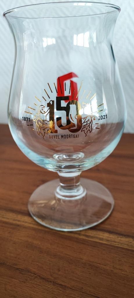 Collectorsitem Duvelglas 150 jaar duvel, Verzamelen, Biermerken, Nieuw, Duvel, Ophalen of Verzenden