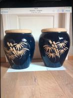Mooie stenen potten met motief, Tuin en Terras, Bloempotten, Ophalen, Zo goed als nieuw