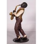 Jazz beeld 95 cm - Saxofoon jazzbeeld, Nieuw, Ophalen of Verzenden