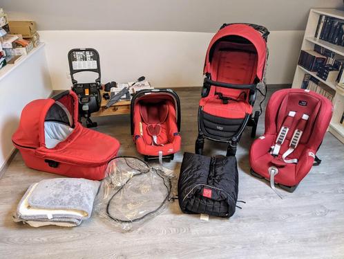 Lot Poussette Britax BMotion 4 + Landau + 2 Sièges auto +++, Kinderen en Baby's, Kinderwagens en Combinaties, Gebruikt, Kinderwagen