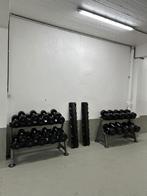 BARBARIAN HALTERSET 5KG TOT 40 KG, Sport en Fitness, Fitnessmaterialen, Ophalen of Verzenden, Zo goed als nieuw, Halterset