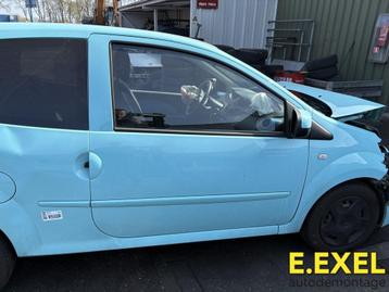 Complete deur rechts Renault Twingo 2 Facelift OVRPC Blauw beschikbaar voor biedingen