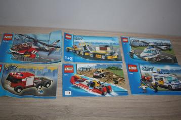 bouwboekjes Lego City , per stuk te koop.(deel 3)