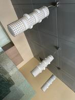 6 x plafondlamp uit gesmolten glas van merk ‘trapped’, Enlèvement, Comme neuf, Verre