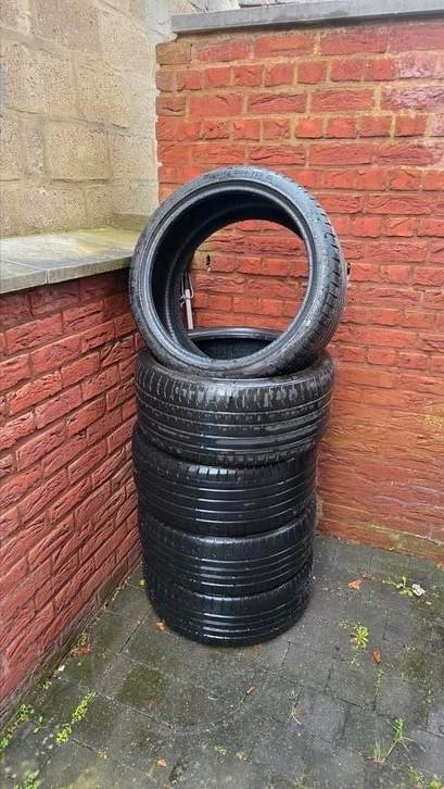 5 banden 3 x 255/40/19 + 2 x 225/35/19 BMW serie 3 4 f30 f32, Auto-onderdelen, Banden en Velgen, Band(en), Zomerbanden, Gebruikt