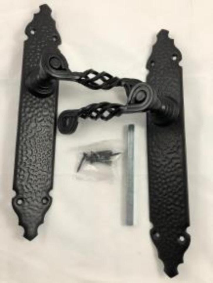 deurbeslag , zwart, deurplaat., Huis en Inrichting, Woonaccessoires | Overige, Nieuw, Ophalen of Verzenden