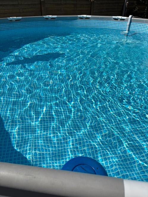 Intex Prism Frame Premium Pool Set compleet!, Tuin en Terras, Zwembaden, Zo goed als nieuw, Opzetzwembad, 120 cm of meer, 400 cm of meer