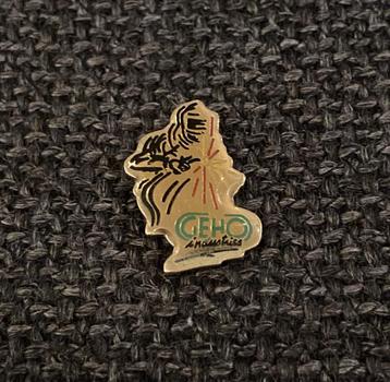 PIN - GEHO INDUSTRIES - LASSEN - LASSER - SOUDER - SOUDEUR, Envoi, Utilisé, Autres sujets/thèmes, Insigne ou Pin's
