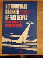 Boek : Betrouwbare bronnen of fake news. Een inleiding tot d, Ophalen of Verzenden, Gelezen, Hoger Onderwijs