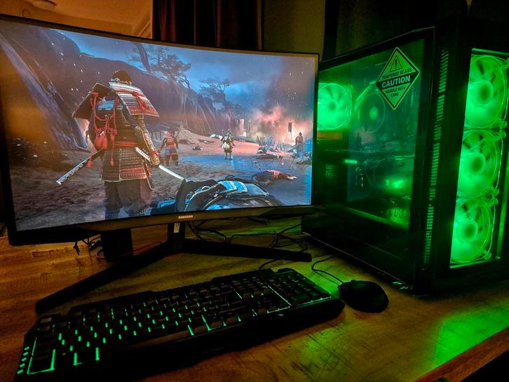 Sharkoon Gaming PC – Ryzen 5 / RTX 2070 SUPER /, Computers en Software, Desktop Pc's, Zo goed als nieuw, 4 Ghz of meer, SSD, 16 GB