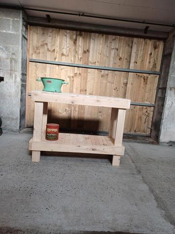 Console tafel vervaardigd uit steigerhout  beschikbaar voor biedingen